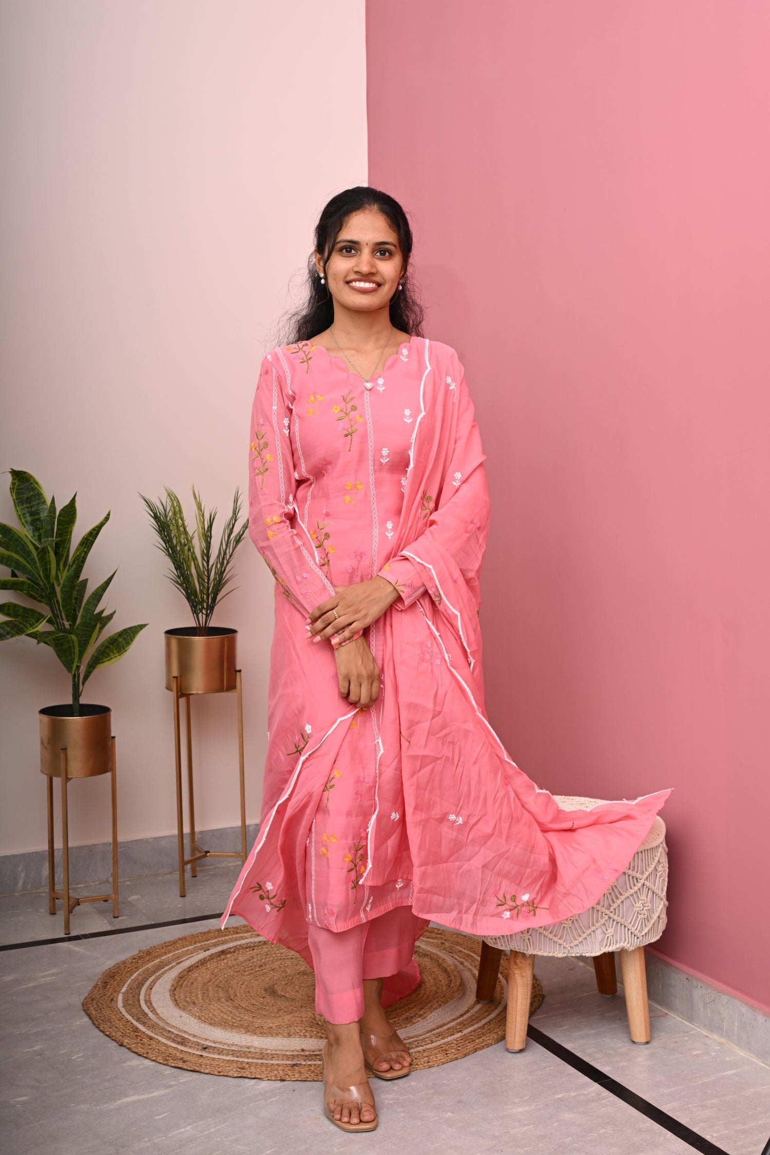 Rose Petal Mulchandri Set