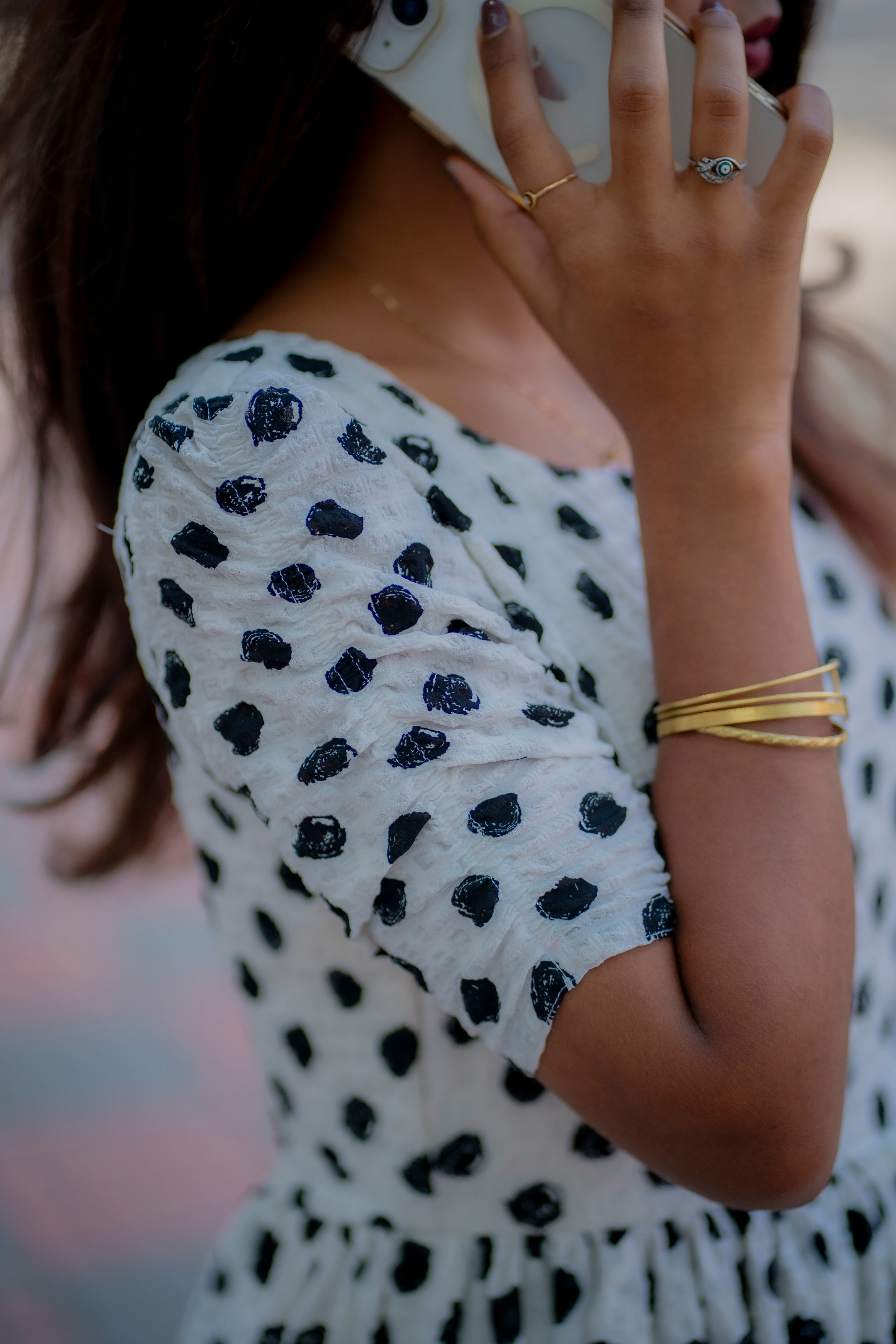 Midnight Polka Maxi