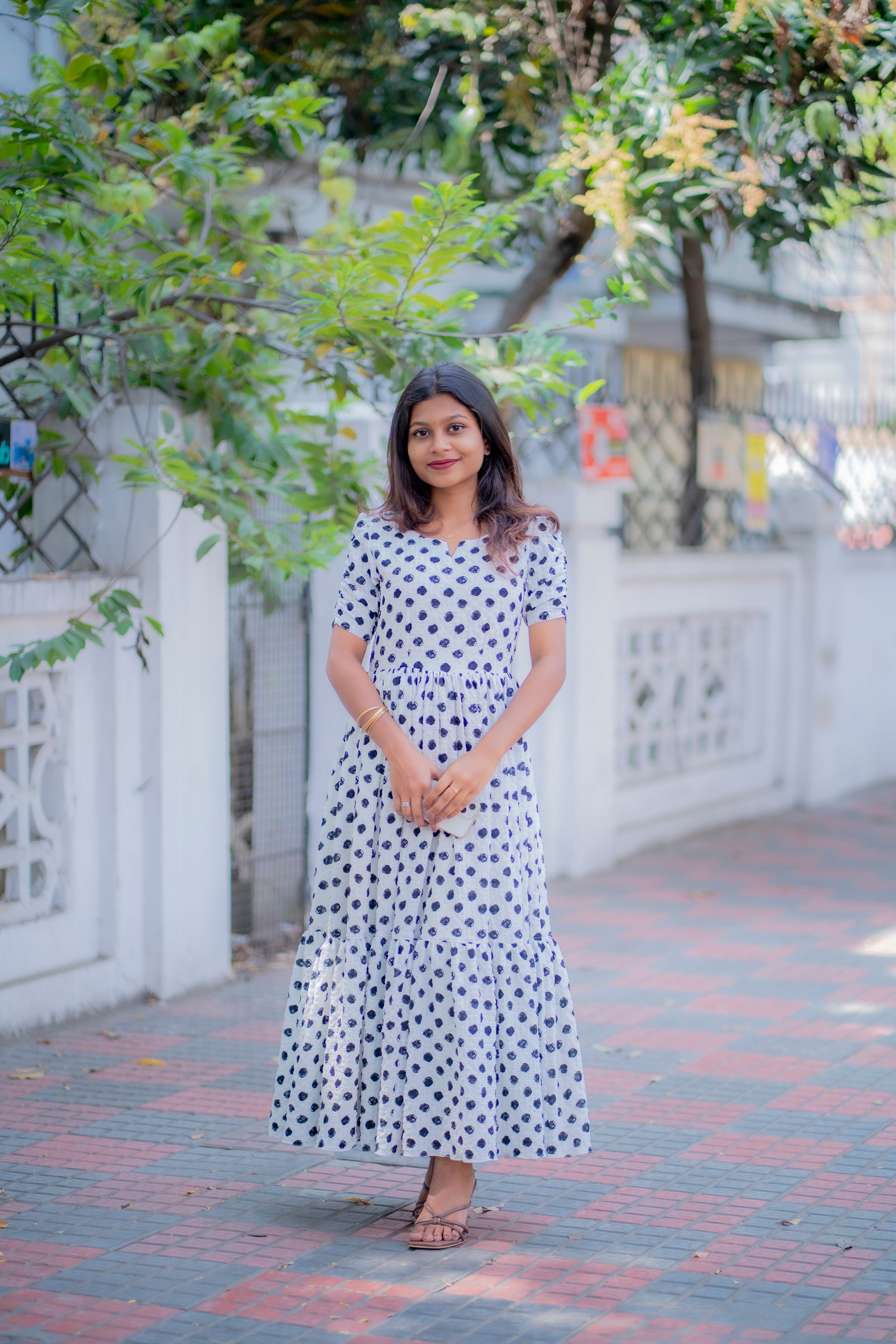 Midnight Polka Maxi