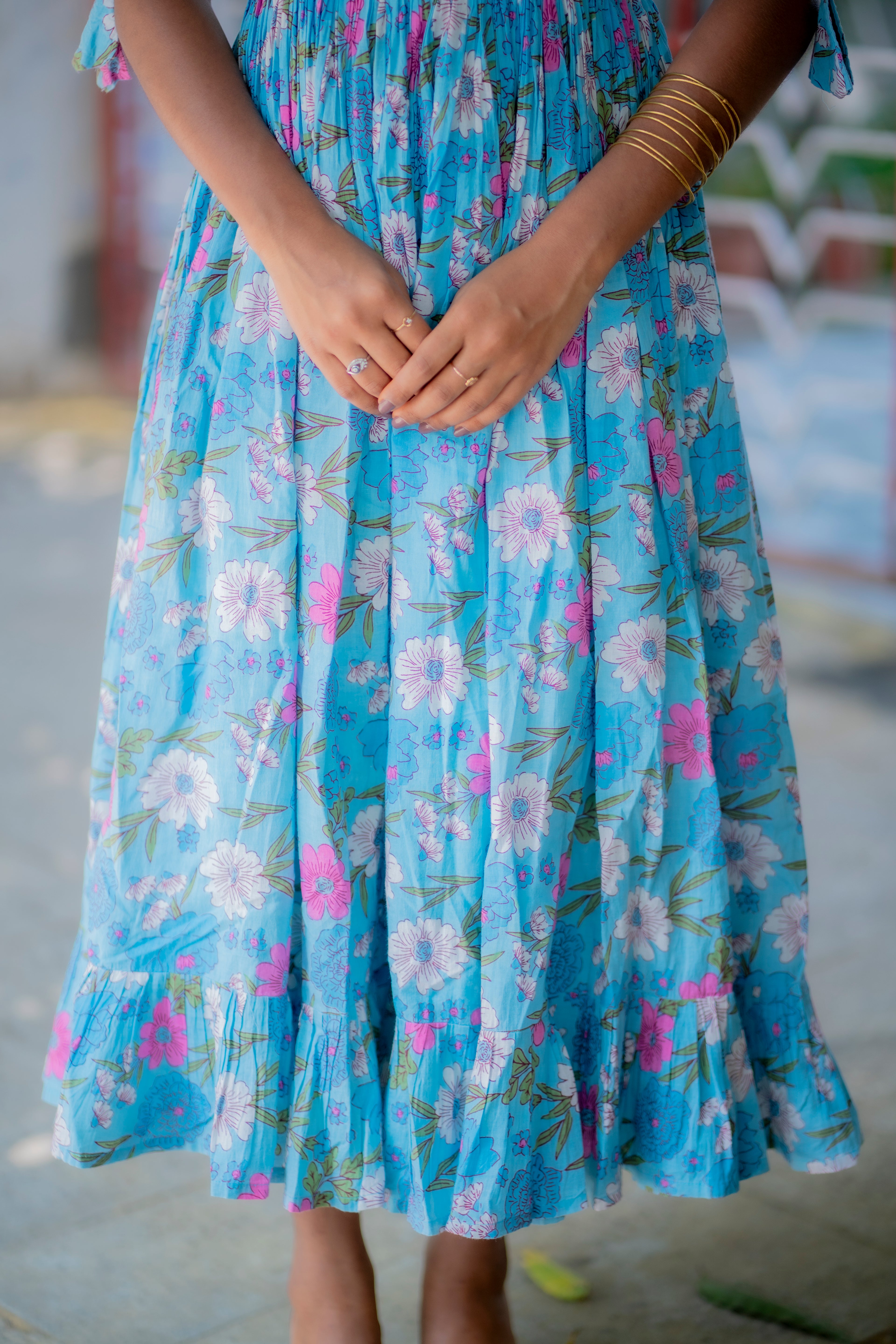 Sky Blossom Maxi